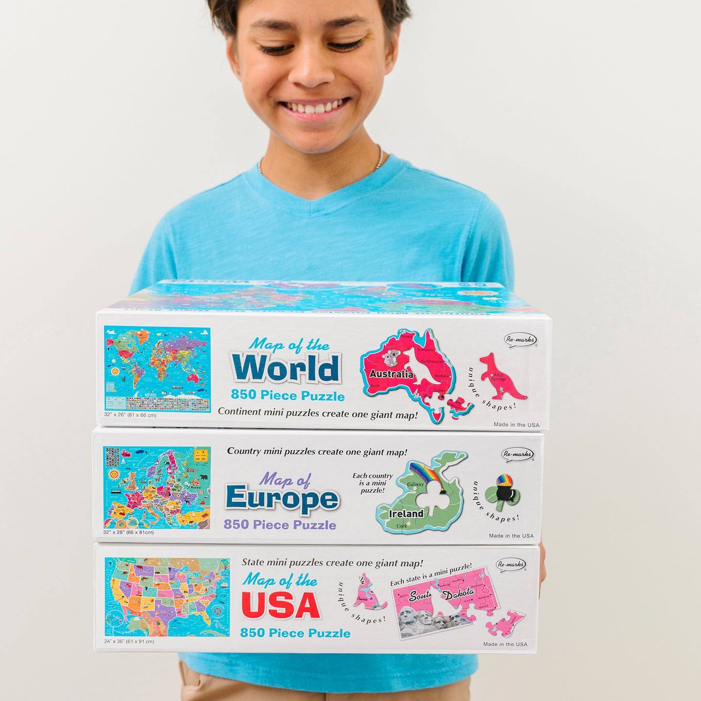 Map of the World Educational 850-Piece Jumbo Puzzle