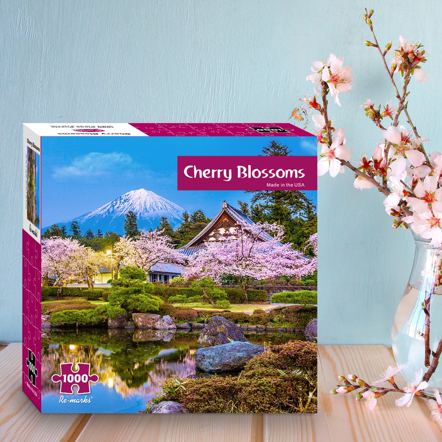 Cherry Blossoms 1000-Piece Jigsaw Puzzle