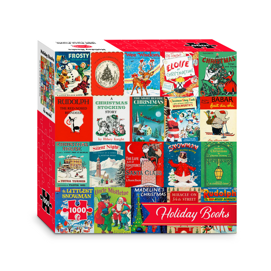 Holiday Books Collage 1000-Piece Jigsaw Puzzle