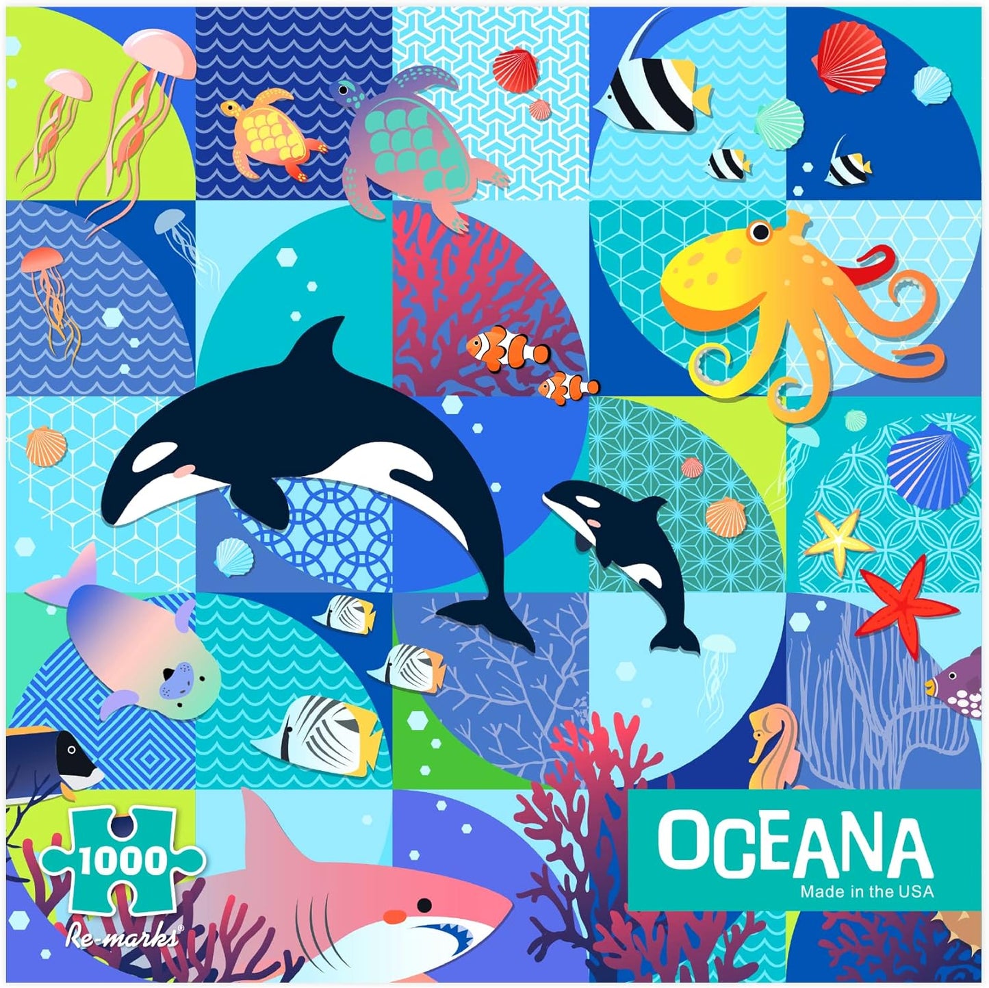 Oceana Illustrated 1000-Piece Jigsaw Puzzle