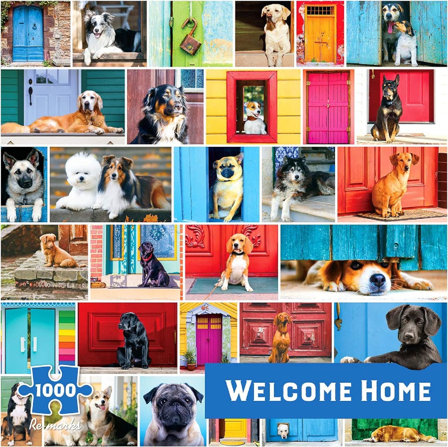 Welcome Home Collage 1000-Piece Jigsaw Puzzle