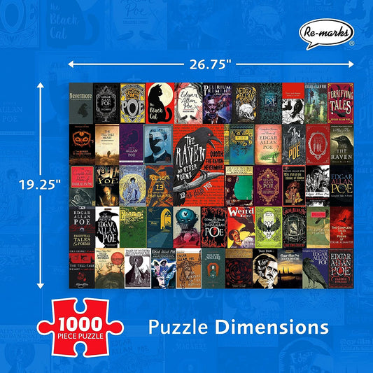 Edgar Allan Poe Collage 1000-Piece Jigsaw Puzzle