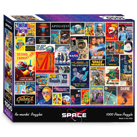 Space Collage 1000-Piece Jigsaw Puzzle