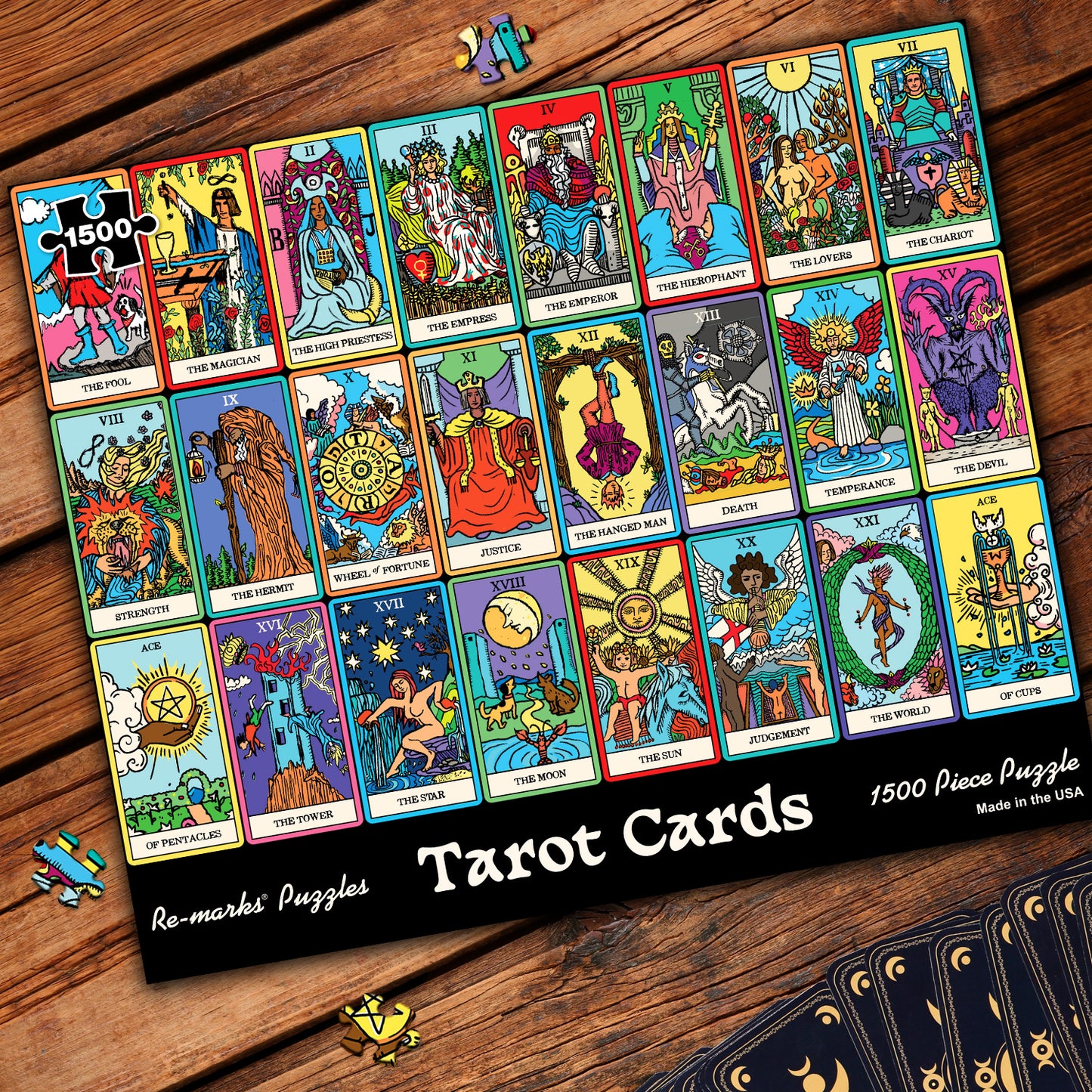 Tarot Card Collage 1500-Piece Jigsaw Puzzle