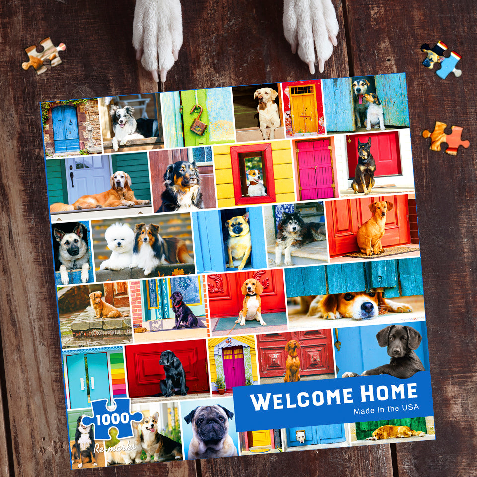 Welcome Home Collage 1000-Piece Jigsaw Puzzle