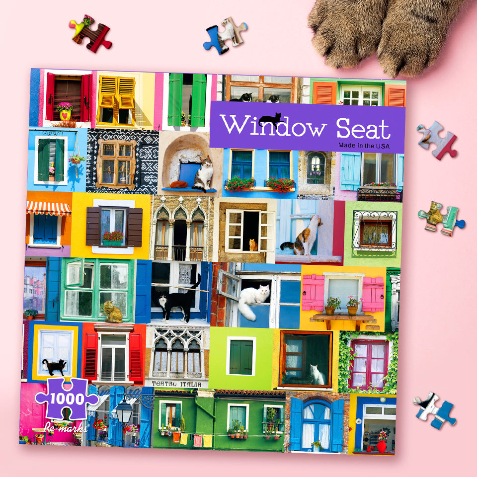 Window Seat Collage 1000-Piece Jigsaw Puzzle