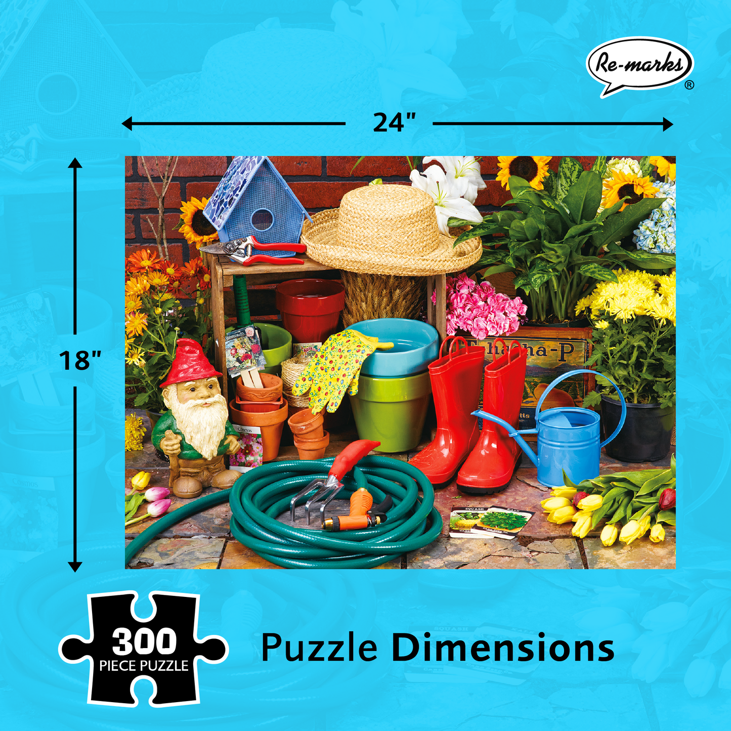Garden 300-Piece Jigsaw Puzzle