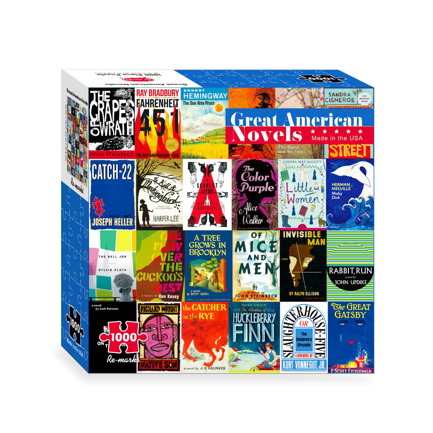 Great American Novels Collage 1000-Piece Jigsaw Puzzle